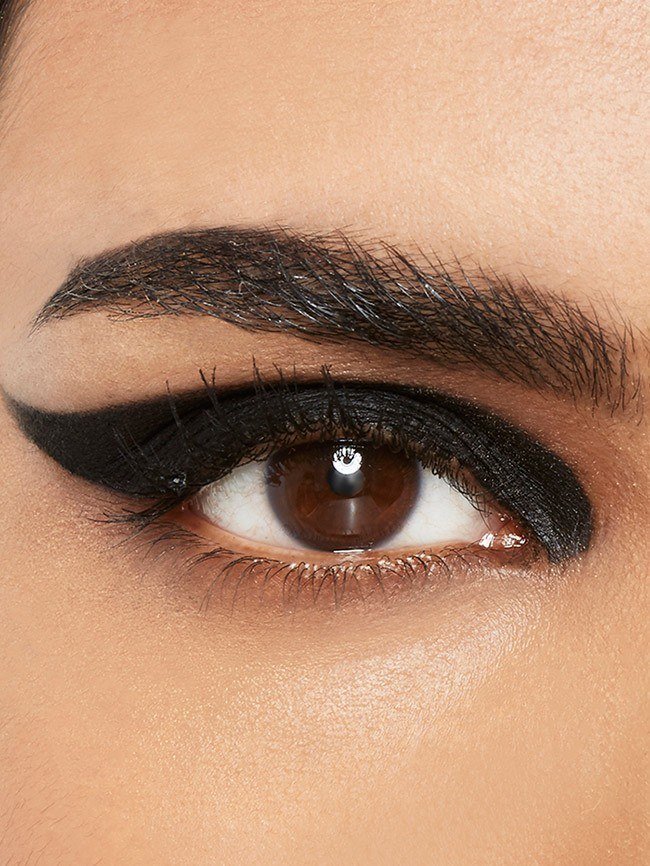 maybelline eyeliner gallery thick wing look 3x4